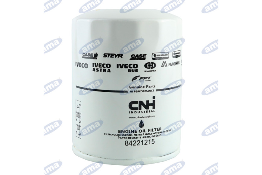 Filtro Olio Motore Cnh Rif. 84221215, Old 1909102 - Ama