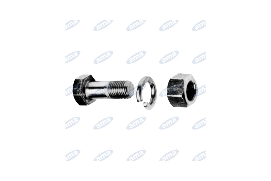Boulon à tête hexagonale 8X30X1,25