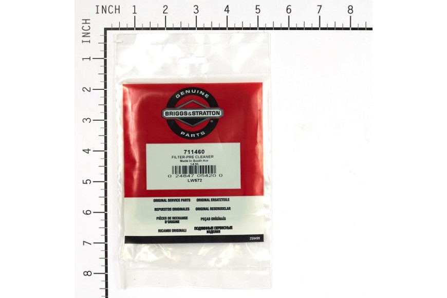 Prefiltro Per 711459 - 711460 - Originale Briggs & Stratton