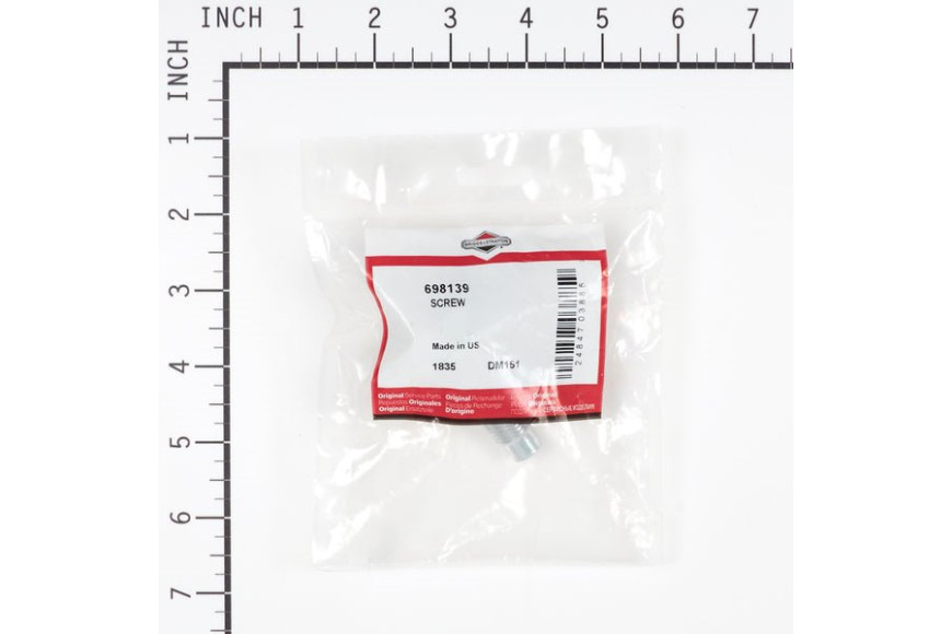 Screw - 698139 -  Briggs & Stratton - Genuine Spare Parts