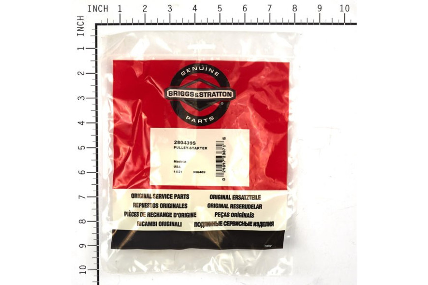 Puleggia Aut.Ex 280117 - 280439S - Originale Briggs & Stratton