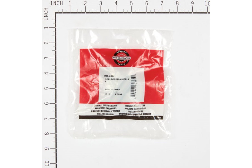 Deflector-Muffler - 795038 -  Briggs & Stratton - Genuine Spare Parts