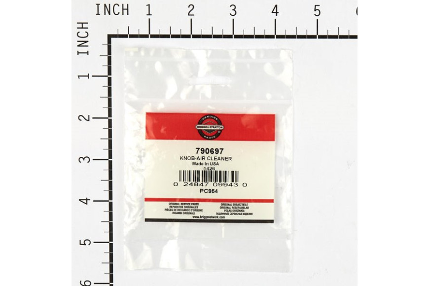 Manopola Filtro Aria - 790697 - Originale Briggs & Stratton