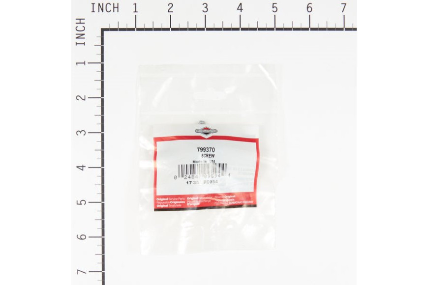 Screw - 799370 - Originale Briggs & Stratton - sostituisce - 697103