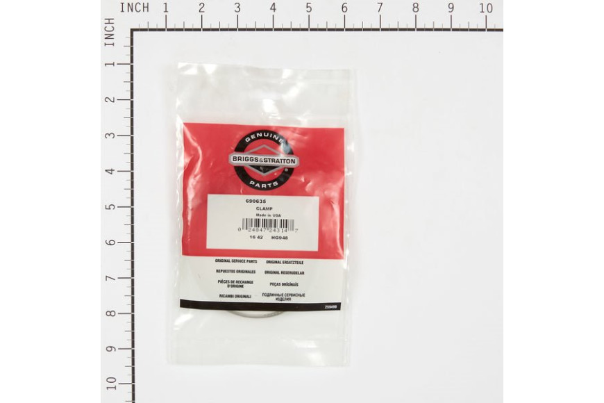 Fascetta P393514 Ex 555382 393514 - 690635 - Originale Briggs & Stratton