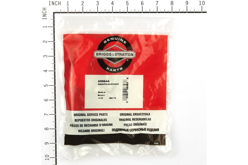 Collettore Aspirazione Sprint/Quattrodopo Codice 03080300, Modelli 9T-10T  - 699644 - Originale Briggs & Stratton
