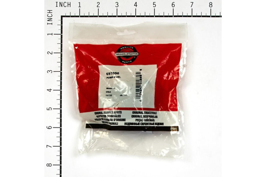 Pompa Benzina(808656+Staffa) - 697090 - Originale Briggs & Stratton