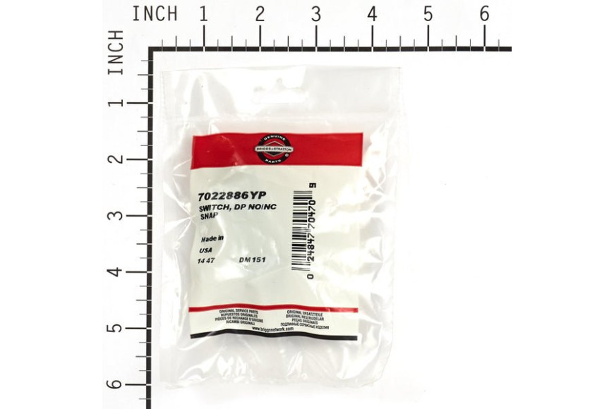 Interruttore No/Nc - Originale Snapper - 7022886YP