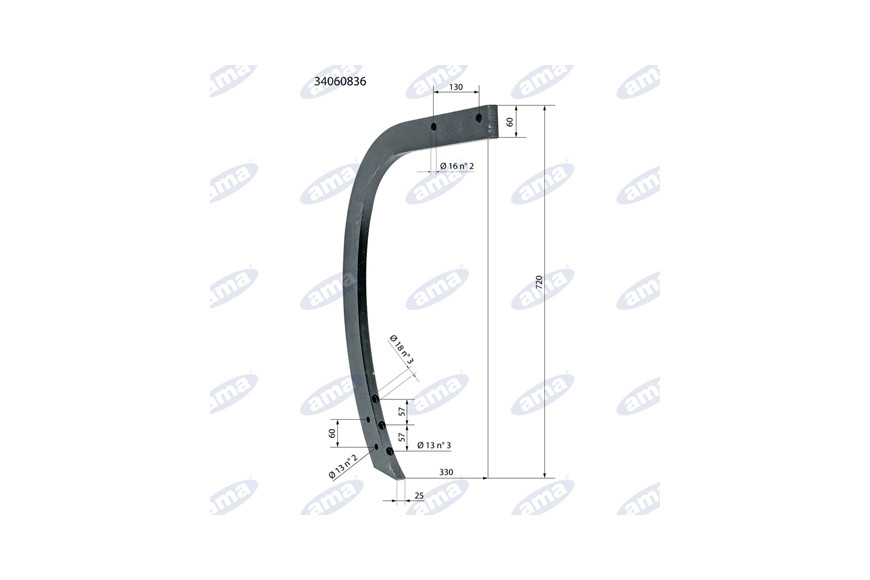 Toujours Adaptable Horsch 60x25 Haut
