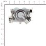 Carburetor Body Double, Vertical Intek Avs Ohv two cylinders 22, 24 Hp, 40G700, 40H700, 44L700, Starter On Command Accelerator -