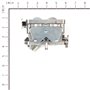 Carburetor Body Double, Vertical Intek Avs Ohv two cylinders 22, 24 Hp, 40G700, 40H700, 44L700, Starter On Command Accelerator -