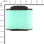 Filtro Aria Ovale (4 X 4233) - 792105 - Originale Briggs & Stratton