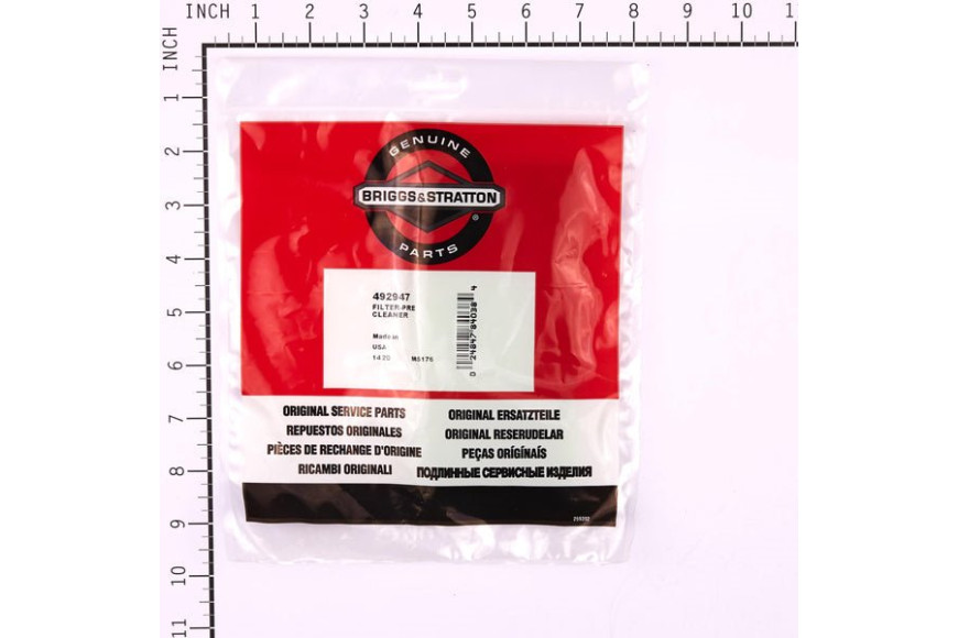 Prefiltro Aria 261700 Ex 272117 - 492947 - Originale Briggs & Stratton
