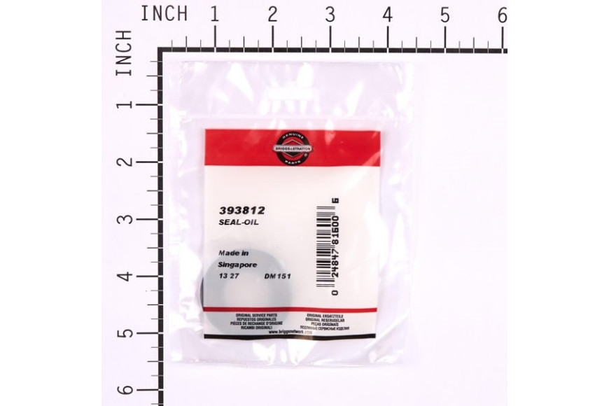 Paraolio Presa Potenza Motori Orizzontali 3, 4 Hp  - 393812 - Originale Briggs & Stratton