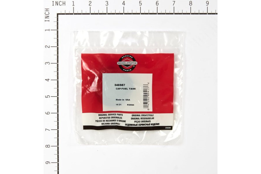 Tappo-Serbatoio Del Carburante - 846987 - Originale Briggs & Stratton - sostituisce - 90878GS