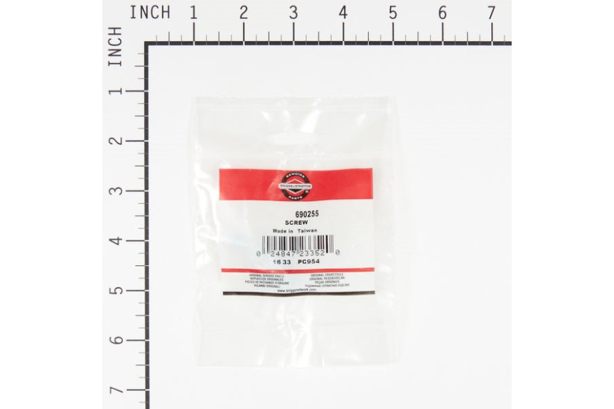 Vite Hex - 690255 - Originale Briggs & Stratton