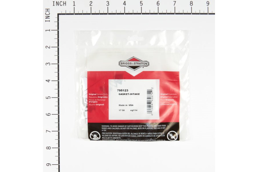 Gasket-Intake - 795123 -  Briggs & Stratton - Genuine Spare Parts