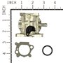 Carb.127800 Ex 498254/498170/698444 - 799868 - Originale Briggs & Stratton