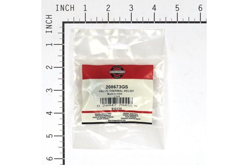 Valvola Termica Di Sicurezza - 208673GS - Originale Briggs & Stratton - sostituisce - 21783GS