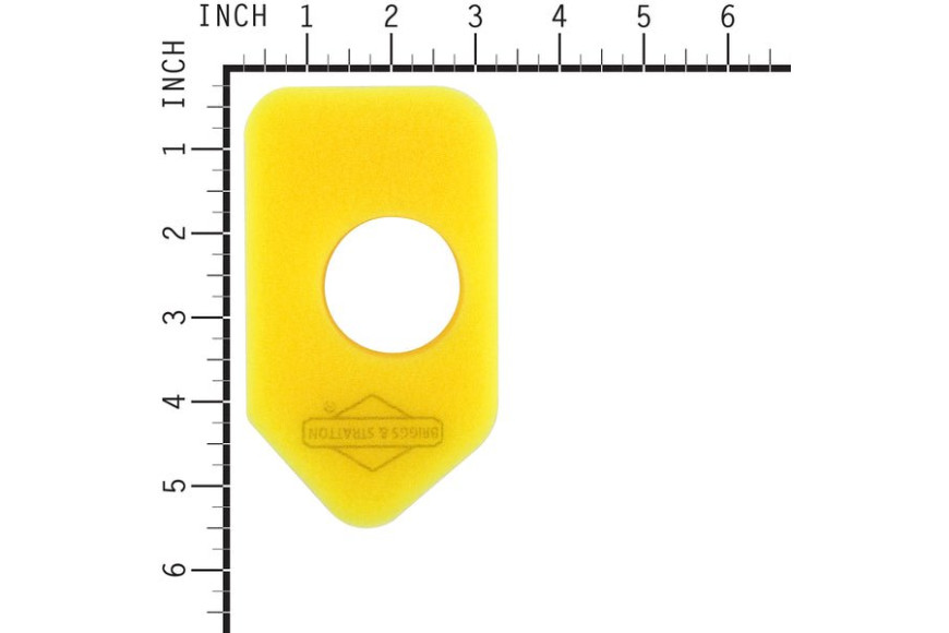 Filtro Aria (6 X 4216) (9-10) Classic Sprint Quattro Vaschetta In Plastica - 698369 - 698369 - Originale Briggs & Stratton