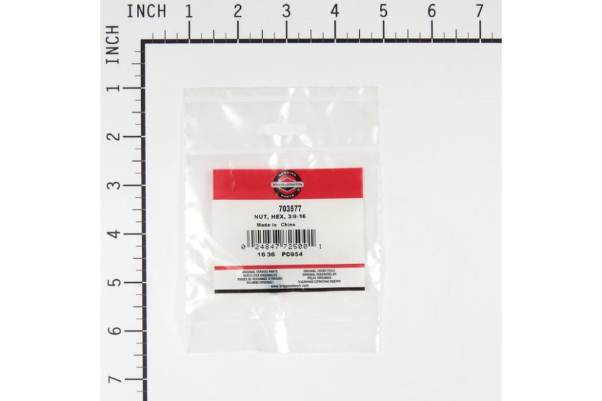 Dado 3/8-16 Nc-2B - Originale Snapper - 703577
