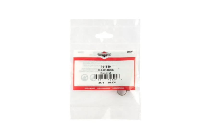 Fascetta Tubo Ex 095162S - 791850 - Originale Briggs & Stratton - sostituisce - 7029900SM