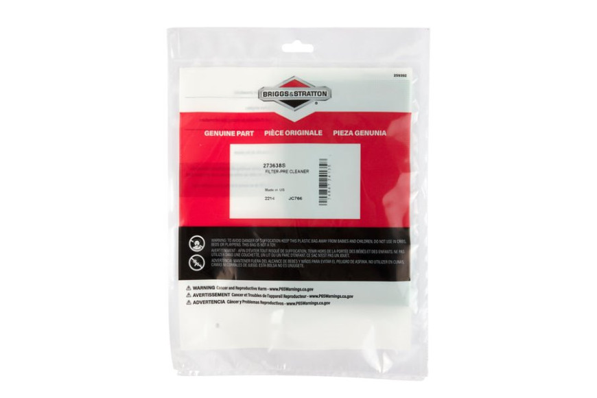 Prefiltro Ex 691016 - 273638S - Originale Briggs & Stratton