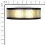 Filtro Aria (4135 Pz 4) - 394018S - 394018S - Originale Briggs & Stratton