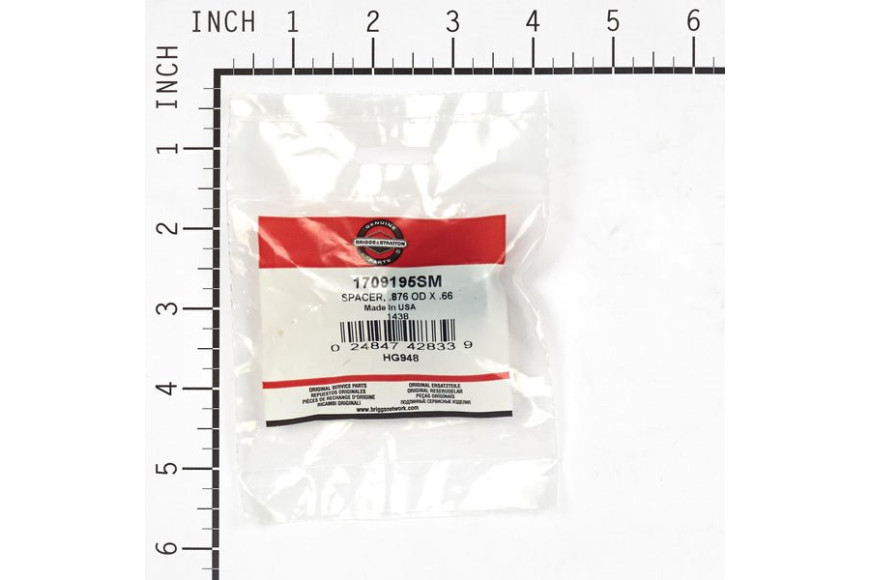 Spessore .666 X 0.876 X 1.25 - Originale Snapper - 1709195SM