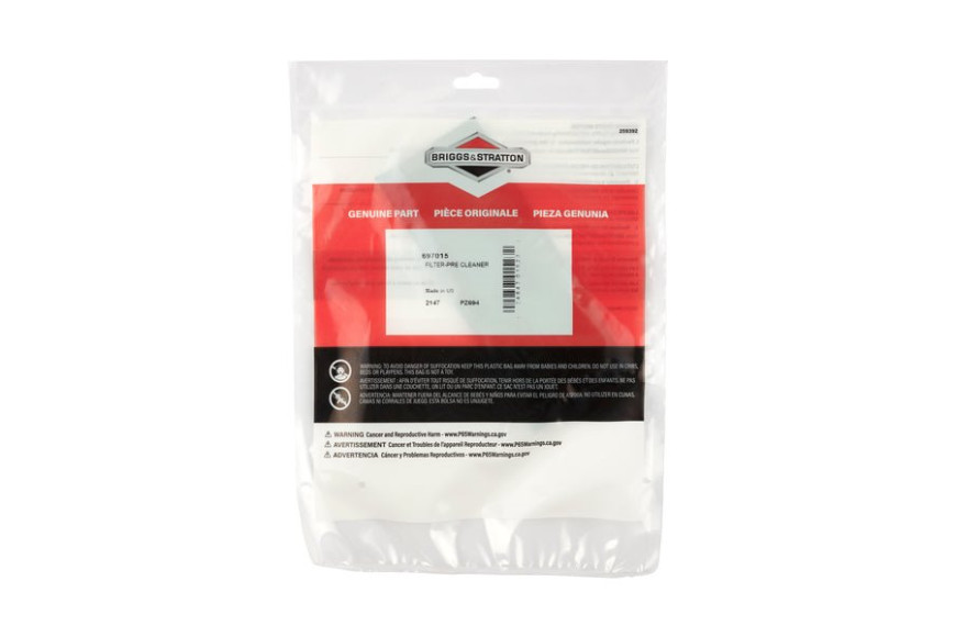 Prefiltro Per 797008 (004215 5) - 697015 - Originale Briggs & Stratton