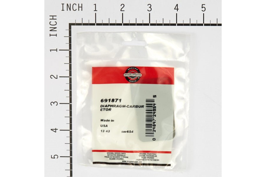 Membrana Ex 270989 - 691871 - Originale Briggs & Stratton