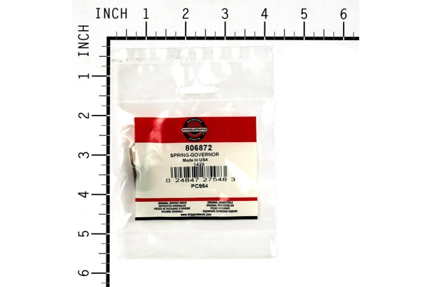 Molla Regolatore 2 - 806872 - Originale Briggs & Stratton