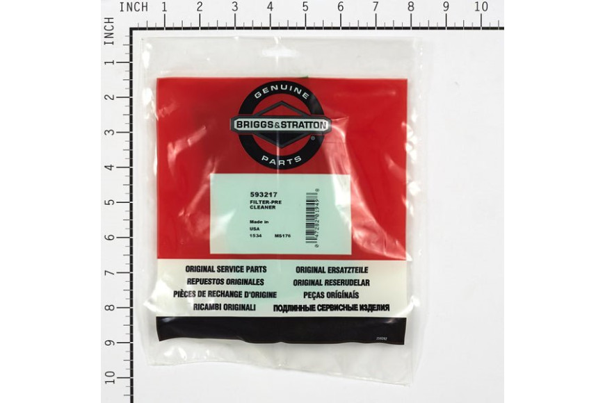 Pre Filtro - 593217 - Originale Briggs & Stratton