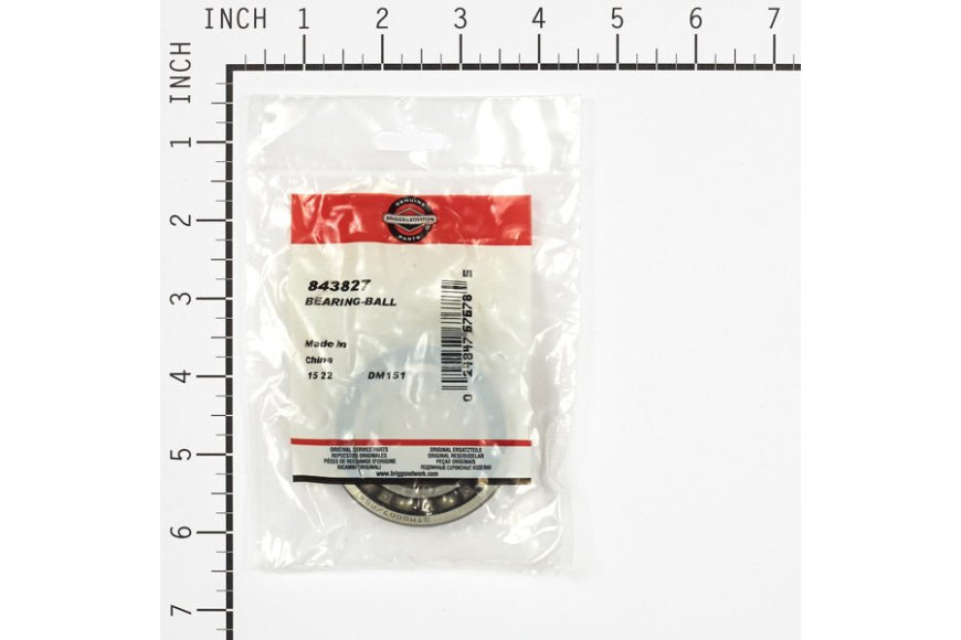 Bearing-Ball - 843827 -  Briggs & Stratton - Genuine Spare Parts