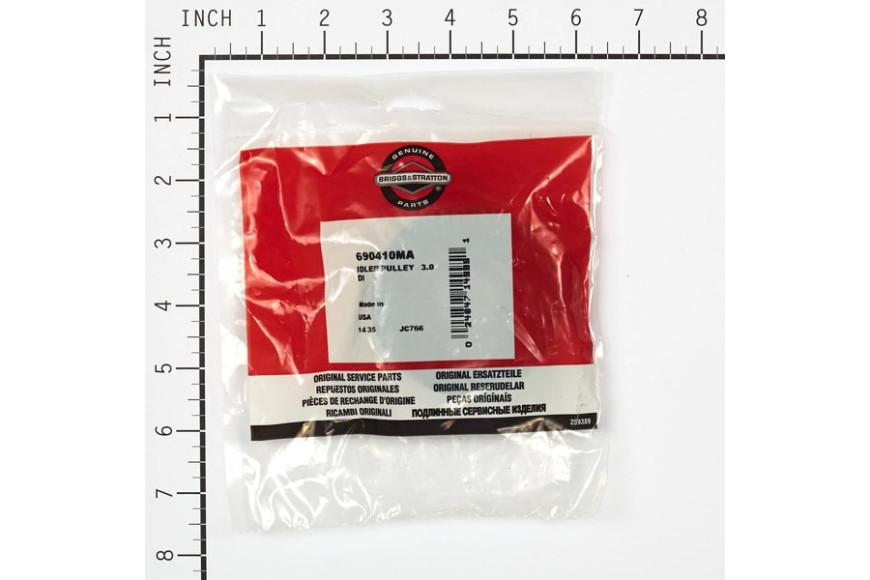 Puleggia Tendicinghia 3''   - Originale Snapper - 690410MA