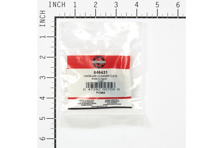 Manopola Coperchio Filtro - 846431 - Originale Briggs & Stratton