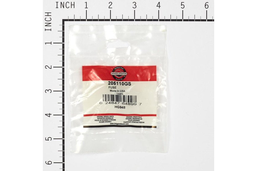 Fuse - 205110GS -  Briggs & Stratton - Genuine Spare Parts