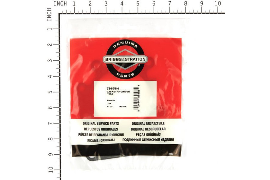 Guarnizione Testa Intek Avs Ohv Verticali Da 16 A 19,5 Hp 31A700, 31G700 Ecc.  - 796584 - Originale Briggs & Stratton