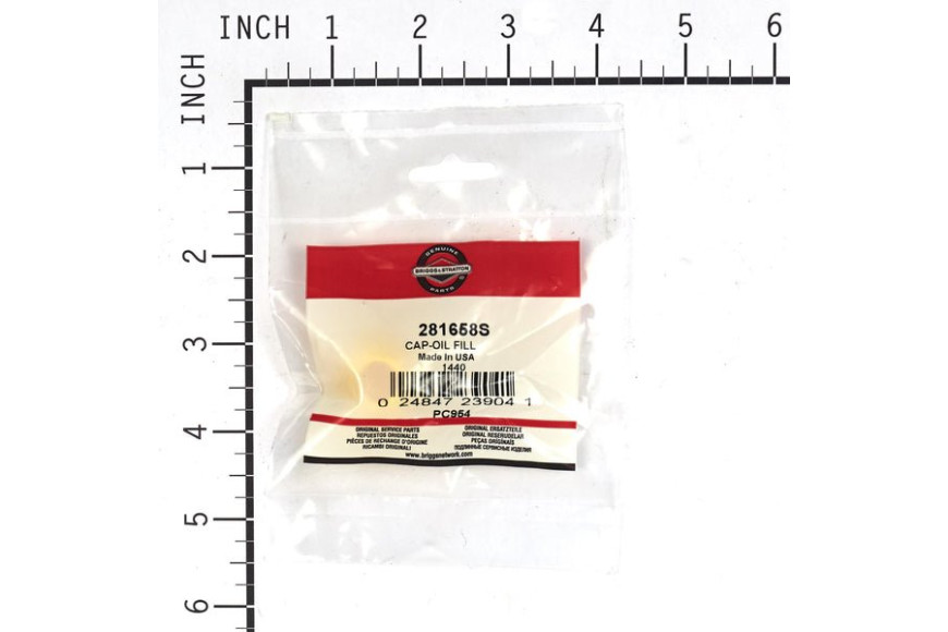 Tappo Olio Ex066768 555037 - 281658S - Originale Briggs & Stratton - sostituisce - 555037