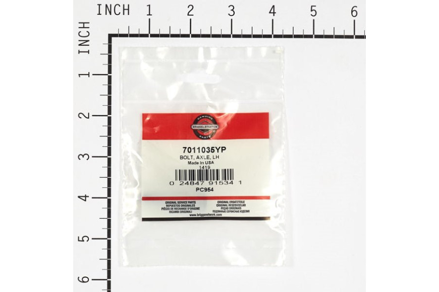 Bullone Assale Sinistro - Originale Snapper - 7011035YP