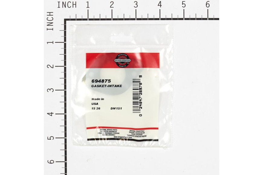 Gasket-Intake - 694875 -  Briggs & Stratton - Genuine Spare Parts
