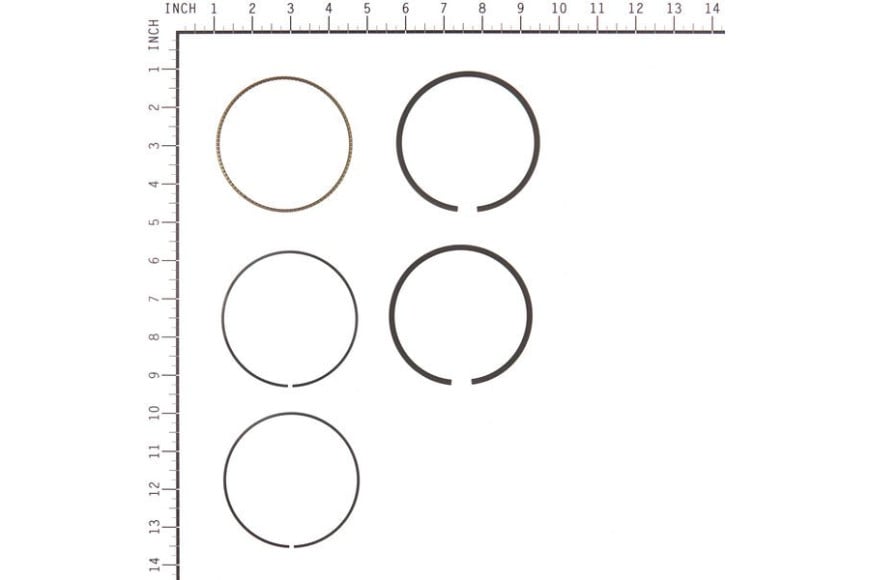 Ring Set - 594437 - Originale Briggs & Stratton - sostituisce - 791936