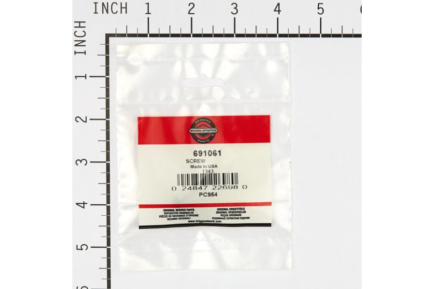 Screw - 691061 -  Briggs & Stratton - Genuine Spare Parts
