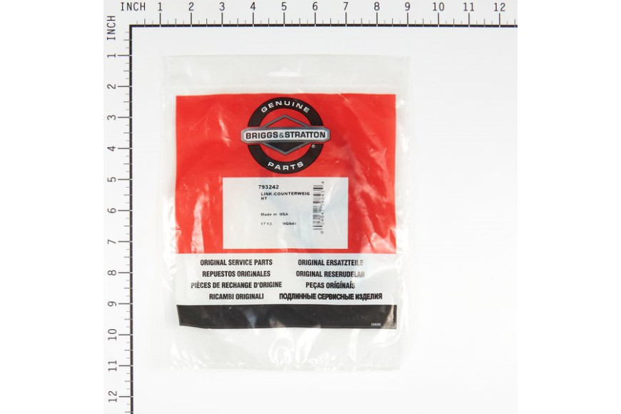 Link-Counterweight - 793242 -  Briggs & Stratton - Genuine Spare Parts