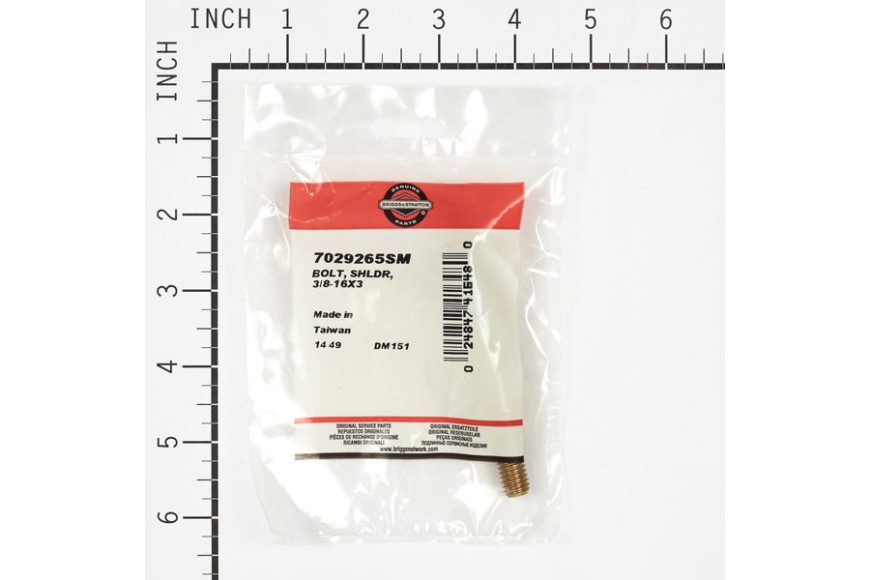 Bolt  Shldr  3/8-16X3 - Originale Snapper - 7029265SM