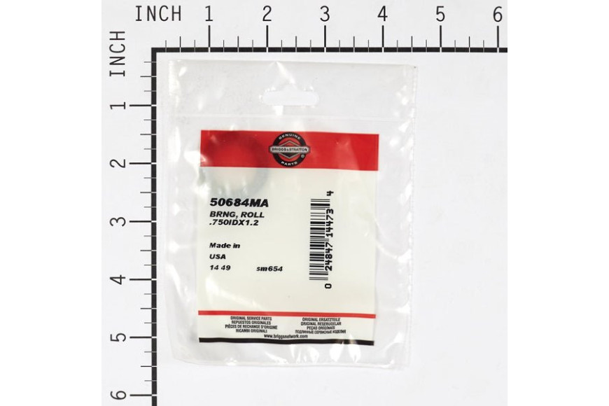 Cuscinetto A Rulli 3/4X1-1/4 - Originale Snapper - 50684MA
