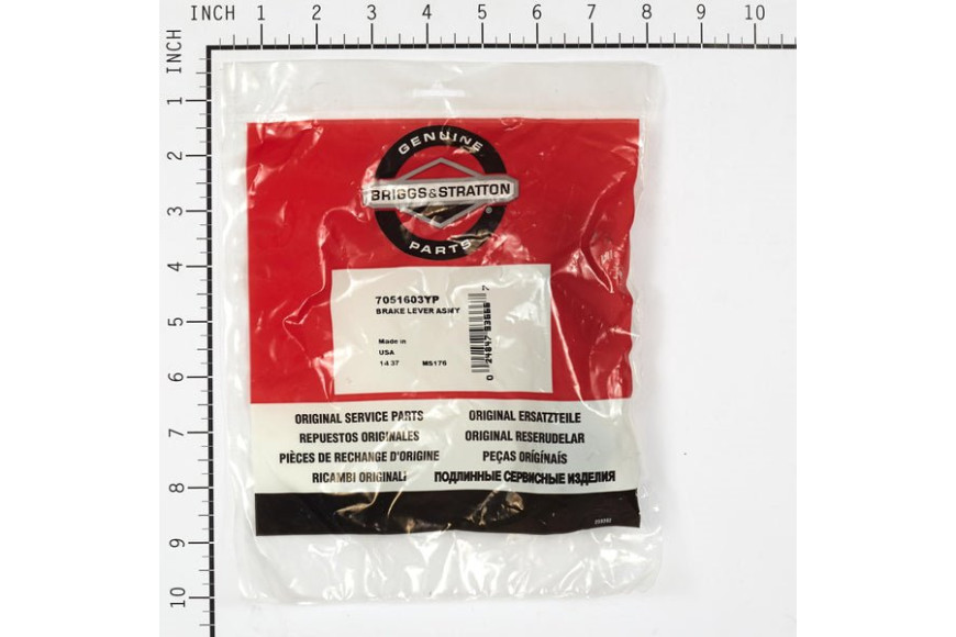 Brake Lever Asmy - 7051603YP - Originale Briggs & Stratton