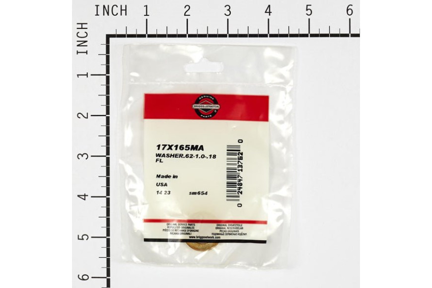 Rondella .62-1.0-.18 Fl - Originale Snapper - 17X165MA