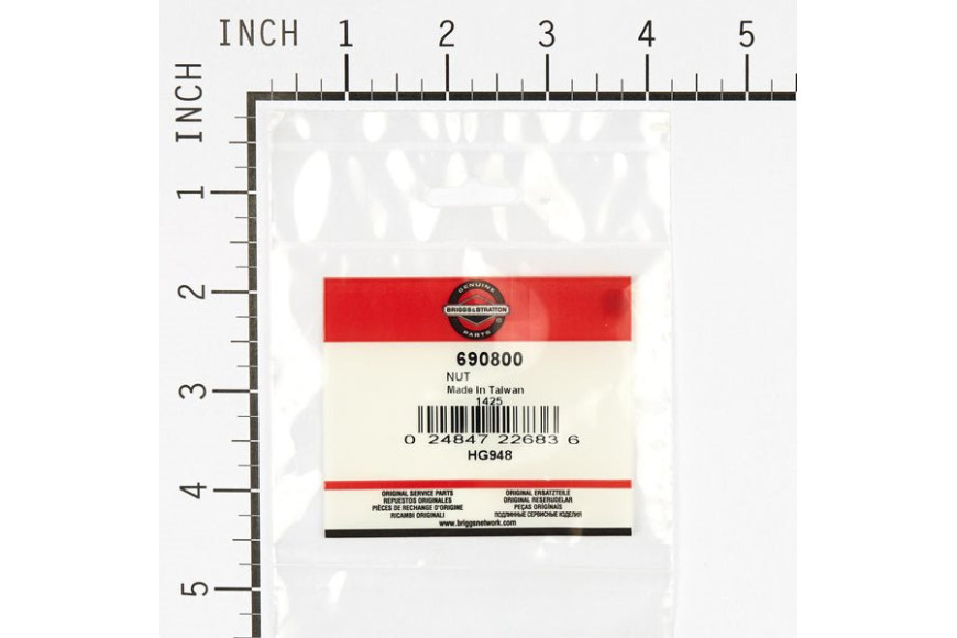 Dado Hex Ex 092987 Ex.094908 - 690800 - Originale Briggs & Stratton