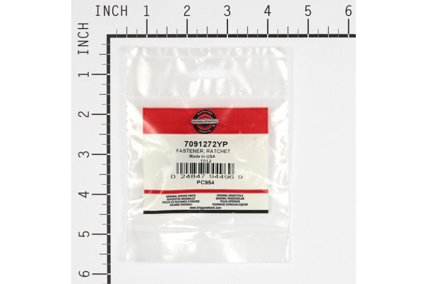 Fastener 1/4 X 3/4'' - Originale Snapper - 7091272YP